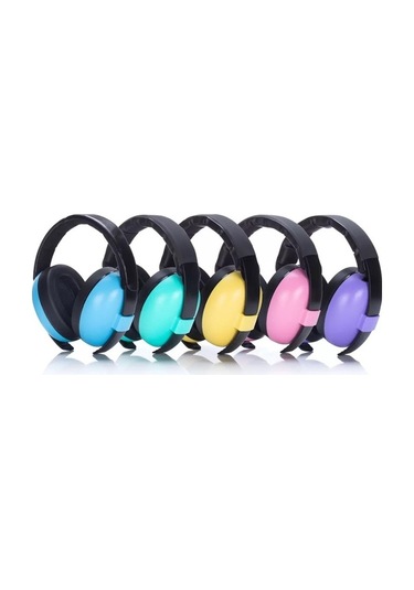 Novahub Yeni Yalıtımlı Uyku Ses Önleyici Mor Kulaklık Koruyucu Gürültü Bebek Bebek Qx