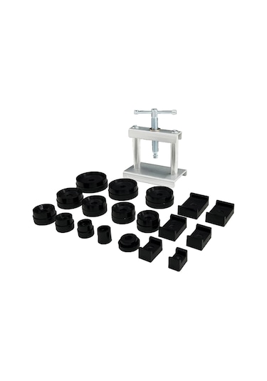 Yifomall Profesyonel Saat Tamir Seti - 18 Kalıplı Mekanik Saat Kapatma Ve Pil Değiştirme Aleti, 16-50mm Yuvarlak Ve 13-45mm Kare Kalıplar Dahil