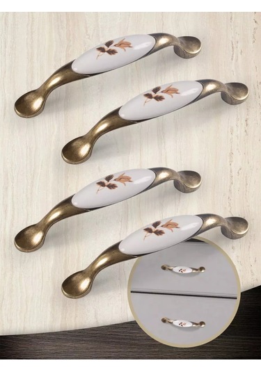 Metalheart 96 Mm Mobilya Kolları 4 Adet 221207471 Antik Bronz