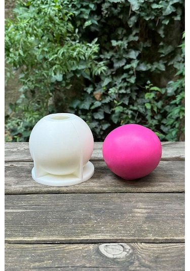 Küre 10cm Çap Silikon Mum Kalıbı