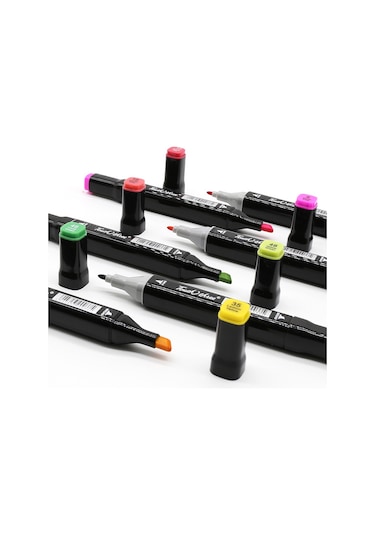 Mufunye 40 Renkli Anime Çizim Kalemi - Yüksek Kaliteli, Dayanıklı Ve Pratik Ofis Malzemesi Diğer