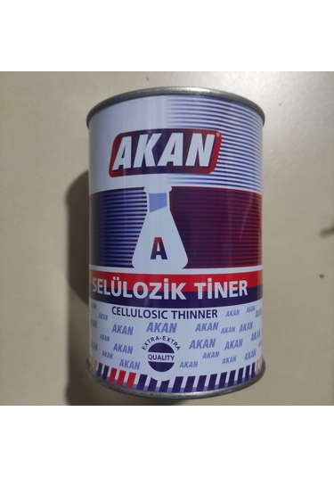 Akan Selülozik Tiner Extra Kaliteli 400 Ml Teneke Kutu Yerli Üret