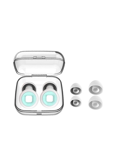 Motosiklet Kulak Tıkacı 24 Db Rüzgar Gürültüsünü Azaltır İşitme Koruması Beyaz Db