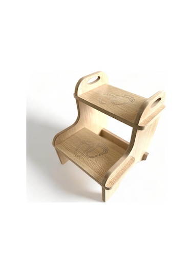 Mdf Basamak Tabure Çocuk Banyo Wc Lavabo Merdiven Yükseltici