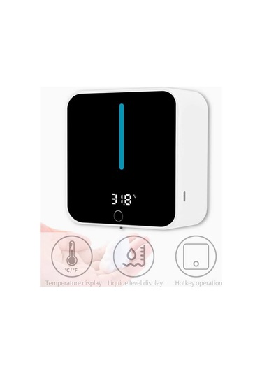 Xindoker Otomatik Köpüklü Sabun Dispanseri - 400ml Led Ekranlı, Dokunmatiksiz, Duvar Tipi Köpük Sabun Diğer