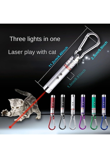 Yuntech01 Alüminyum 6'lı Set: Led Fener, Mor Işık Para Kontrol, Işık Rehberi - Taşınabilir Dış Mekan, Kamp, Ev Tamiri Çok Renkli
