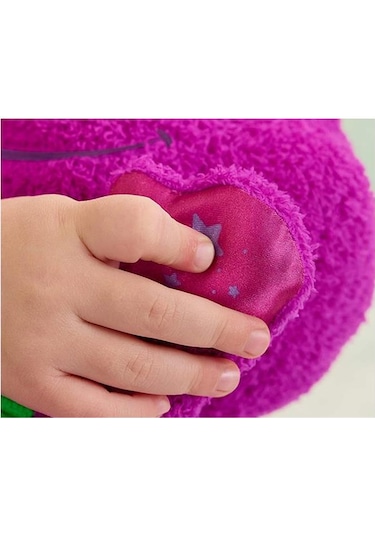 Fisher Price Barneys World Sensory Barney Peluş Oyuncak Hyg89 Mor - Yeşil