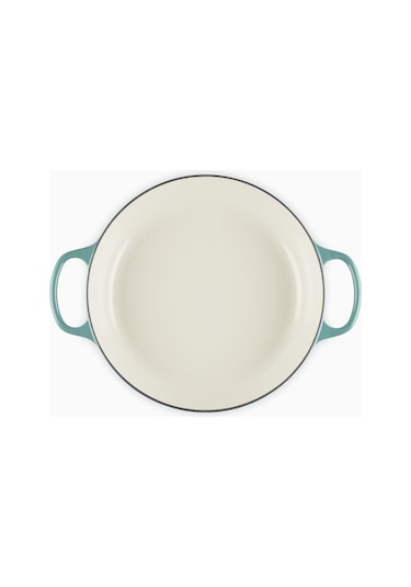 Le Creuset Gourmet Profesyonel Lüks Döküm Tencere Turkuaz 28 Cm