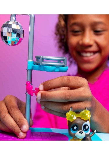 Disko Topu Dönüyor: Littlest Pet Shop Minişler Disko Oyun Seti Sahneyi Sallıyor Littlest Pet Shop - Miniş