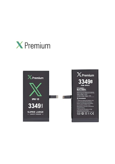 Xpremium Apple Uyumlu iPhone  15 Batarya 3349 Mah Süper Yüksek Kapasiteli Güçlendirilmiş Pil