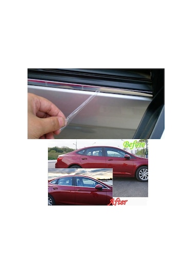 Araç İçi Dışı 3D Krom Dekoratif Nikelaj Şerit Çıta 9mm X 4 Metre