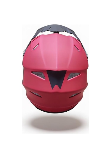 Asistan Full Face Tam Korumalı Kask 53-54 Kırmızı Kırmızı - Siyah