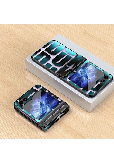 Samsung Galaxy Uyumlu Z Flip5 5g Kılıf Galvanik Pc Telefon Kılıfı İçin