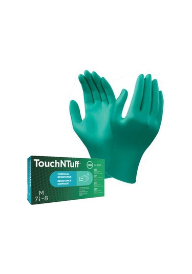 Ansell 92-600 Kimyasal Korumalı Kullanat Nitril İş Eldiveni (100 Adet/Kutu)