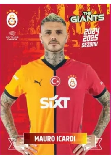 Mythos Cards Galatasaray The Giants 2024/25 Sezonu Dev Poster ve Çıkartma Seti
