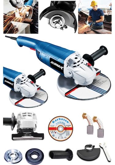 Stilmax STM180AG Büyük Boy 180 MM Taşlama Spiral Makinesi + Taş