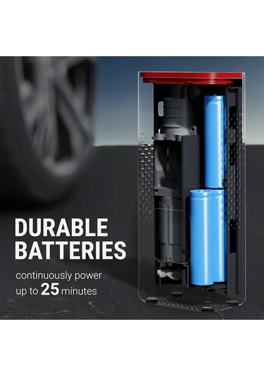 Primepickings Portable Air Compressor 8006 3x Daha Hizli Lastik Sisme Cihazi 150psı Kablosuz Elektrikli Hava Pompasi Araba Bisiklet Motor Icin