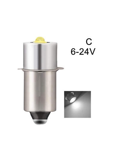 P13.5s Dc6v-24v/3-12v Led Yükseltme Işıkları Beyaz Maglite Bet Lambası - 3-12v Sıcak Beyaz