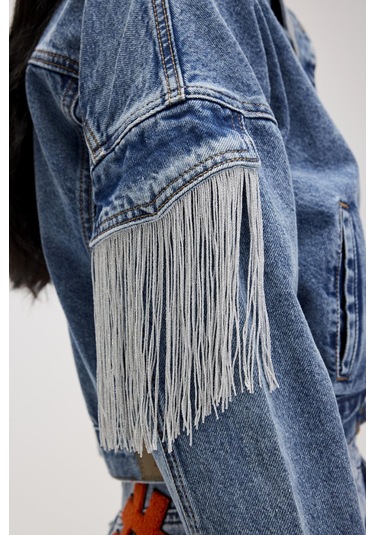 Scarlett Denim Mavi Kadın Ceket-mavi Mavi