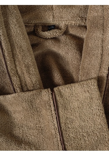 Cotton Box Exclusive Single Bornoz Seti Bej L/XL Bej