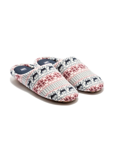 Twigy Polar Erkek Ev Terliği Beyaz 41/46 CC1157 Gri