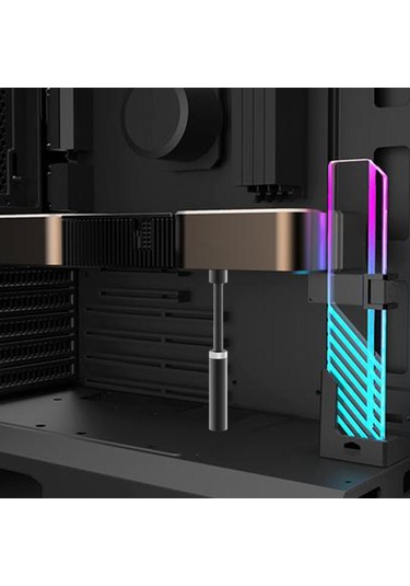 Suntek Grafik Kartı Gpu Desteği Braketi Pc Bilgisayar 120-mm-siyah-kırmızı