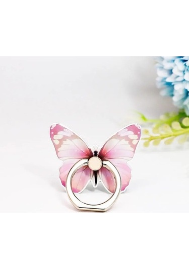 Wisdomselect 17 Lüks Evrensel Güzel Kelebek Cep Telefonu Kolu Tutucu Uygun Cep Telefonu Zil Tutucu Cep Telefonu Tutucu Soket Renkli Direksiyon Ztx6d8