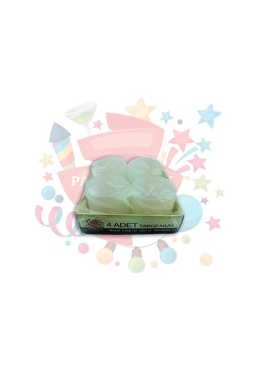 Mum Takoz 4 4 Cm 4lü Krem Renk