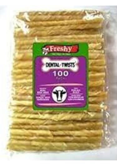 Freshy Dental Twists Naturel Burgu Çubuk 100'lü 600 G