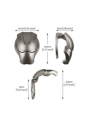 Start Stop Çerçevesi Koruyucu Kapak Metal Iron Man 2 Renk (535663601)