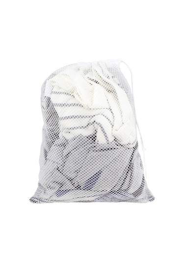 Midi Çamaşır Yıkama Filesi 10'lu Set Beyaz