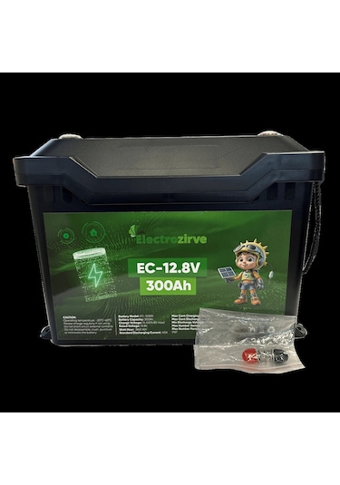 Elc-ıtg-box Electrozirve 12.8v 300ah Lityum Lifepo4 Batarya