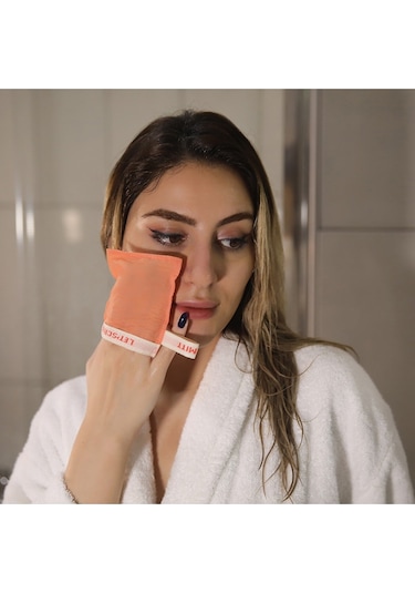 Let'scrub Yüz Kesesi Floş İpek Peeling Eldiveni