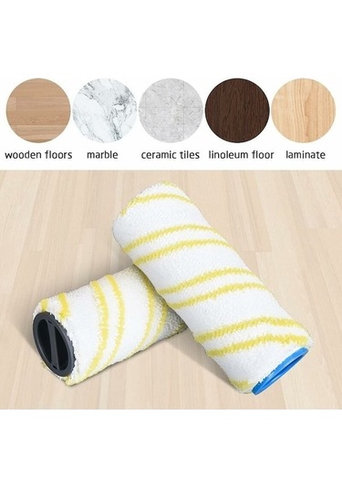 Besthome1 Karcher Fc3 Fc5 Fc7 Süpürge İçin Yıkanabilir 4'lü Tambur Seti - Zemin Temizliğinde Performans Artışı İçin Ersatzteile