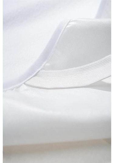 Altın Karma 70x110 Cm Köşe Lastikli Sıvı Geçirmez Pamuk Alez Beyaz