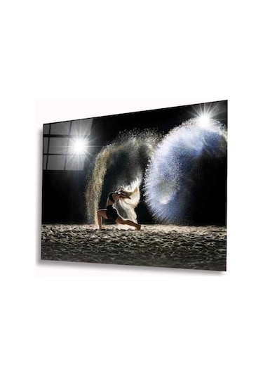 Dansçı Kadın Cam Tablo 4mm Dayanıklı Temperli Cam 110 X 70