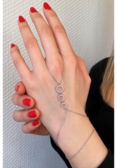 925 Ayar Gümüş Dizi Halkalar Şahmeran - 45099400 Gümüş