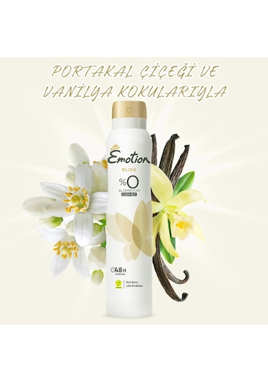 Emotion Bliss Kadın Sprey Deodorant 6 x 200 ML