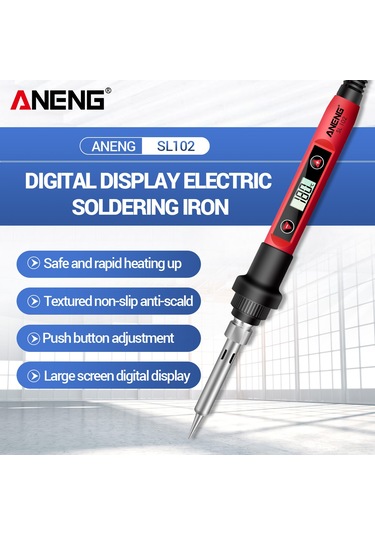 Yifomall Aneng Mini Lcd Lehim Makinesi - 180 C-520 C Akıllı Sıcaklık Kontrollü, 5 Uçlu, Taşınabilir Elektronik Tamir Seti