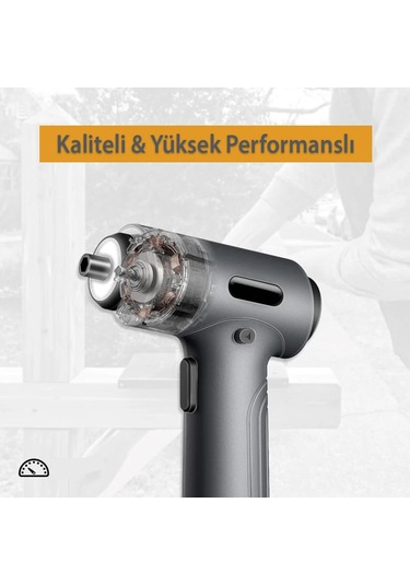 Kingsdun Sarjli Tornavida Seti 36 Parçali Manyetik Uç 5v 2500mah