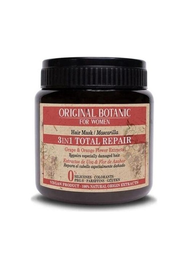 Original Botanic 3in1 Onarıcı Vegan Bakım Maskesi Kadın 250 Ml