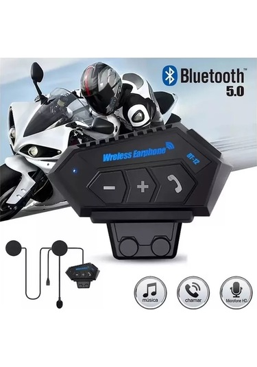 Geeksen Kask Telsizi Motosiklet Kaskı Kablosuz Bluetooth Kulaklık Eller Serbest Telefon Görüşmesi Kask İnterkom Müzik Çalar