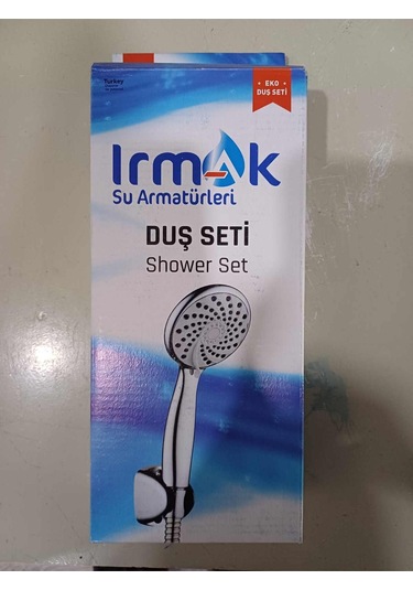 Irmak Eko Fonksiyonlu Mafsallı Duş Seti Beyaz