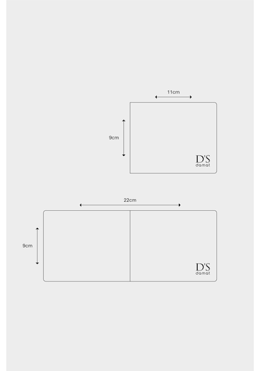 Ds Damat Standart Kutulu Hakiki Deri Cüzdan 2H1119ST134 Siyah
