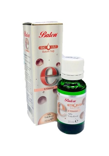 Balen Vitamin E Saç ve Cilt Bakım Yağı 20 ML