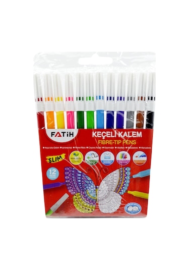 Fatih 4'lü Boya Seti - 12'li Kuru, Keçeli, Sulu ve Pastel Boya