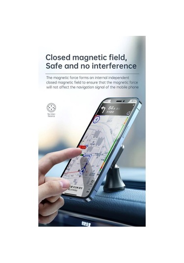 Mcdodo 360 Derece Dönebilen Magnetic Araç Tutucu Siyah Cm-8490 (508959005)