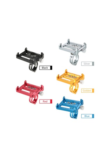 Gub Alüminyum Alaşım Bisiklet Bisiklet Çok Amaçlı Telefon Siyah