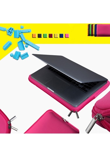 Jeemson 14 İnç Dizüstü Bilgisayar/ultrabook Kılıfı - Hızlı Fermuar Açılışlı, Köpük Malzeme, Lacivert Rengi Renkli