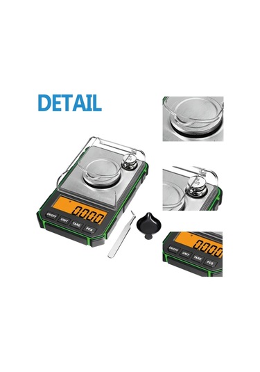 Dashanshop 1 Adet Blue Line Yüksek Hassasiyetli Dijital Cep Terazisi 50g Kapasite 0.001g Çözünürlük Lcd Ekran Hafif Taşınabilir -